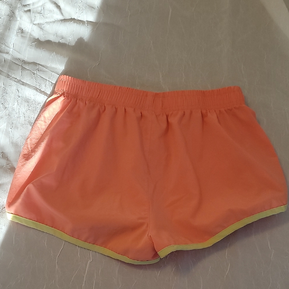 Forever 21 Orange and Yellow Athletic Shorts Lightweight Design - Picture 3 of 4
